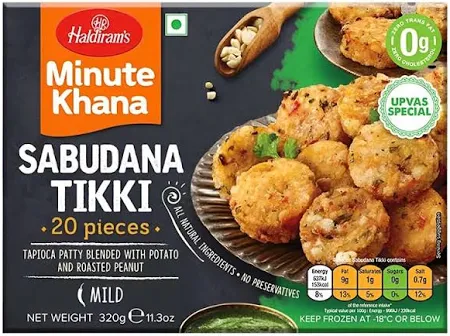 Haldiram Sabudana Tikki -320gms - Indian Food & Spices - Delivered by Mercato